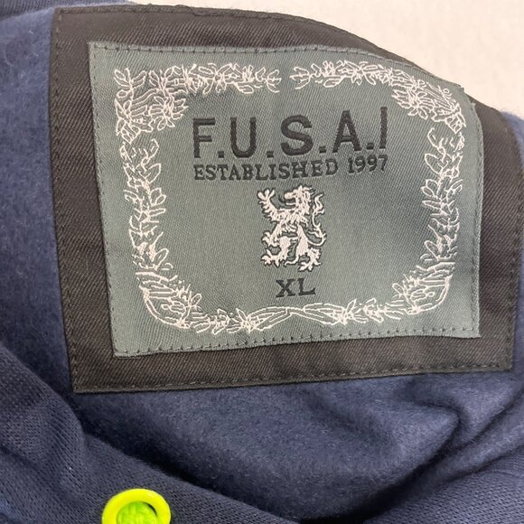F.U.S.A.I Men's Blue Hoodie Sz XL - NWT - Picture 5 of 8